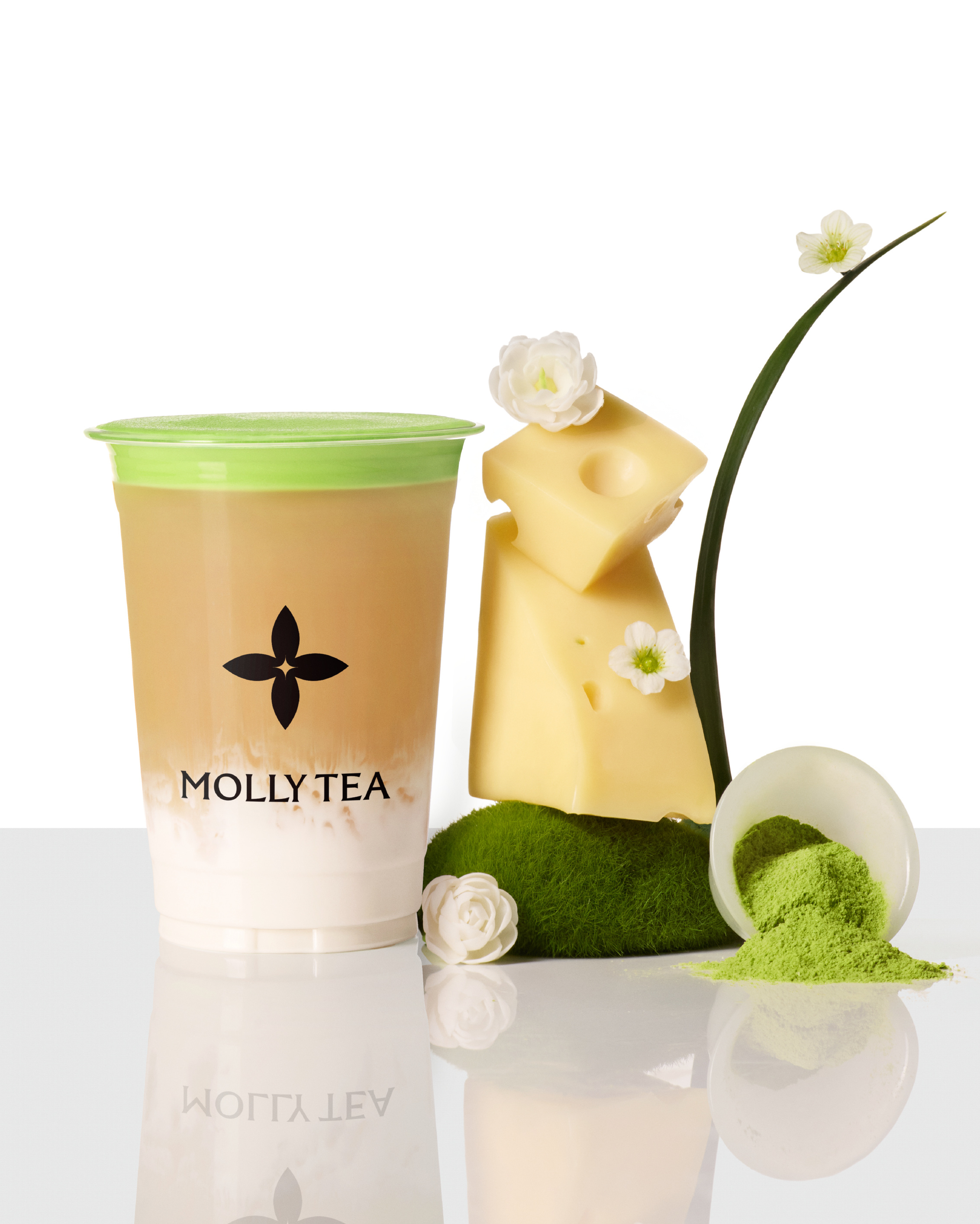 MATCHA JASMINE SALTED CHEESE
